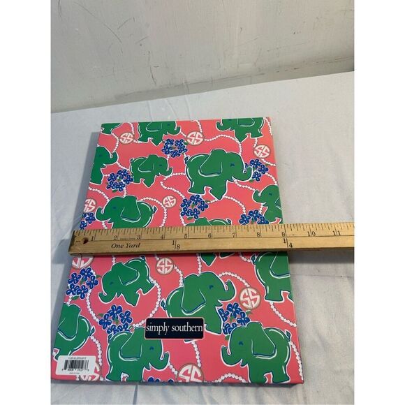 Simply southern notepad elephants pink green 12"x9"with paper - Picture 5 of 5